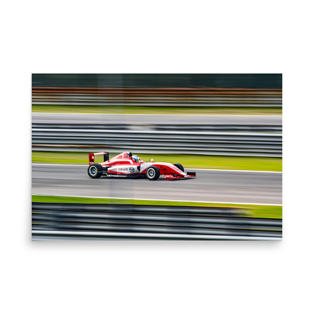 Formula 1 Action 24"x36" Wall Poster