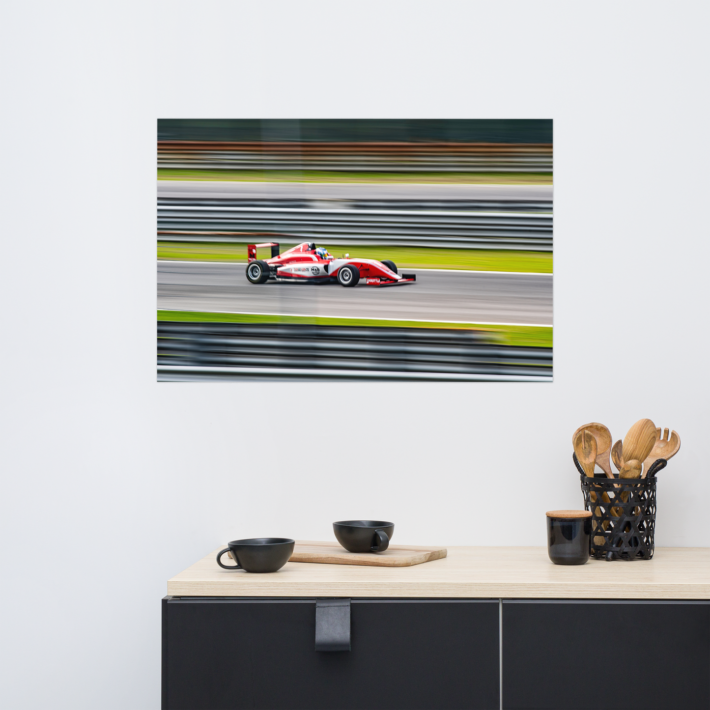 Formula 1 Action 24"x36" Wall Poster