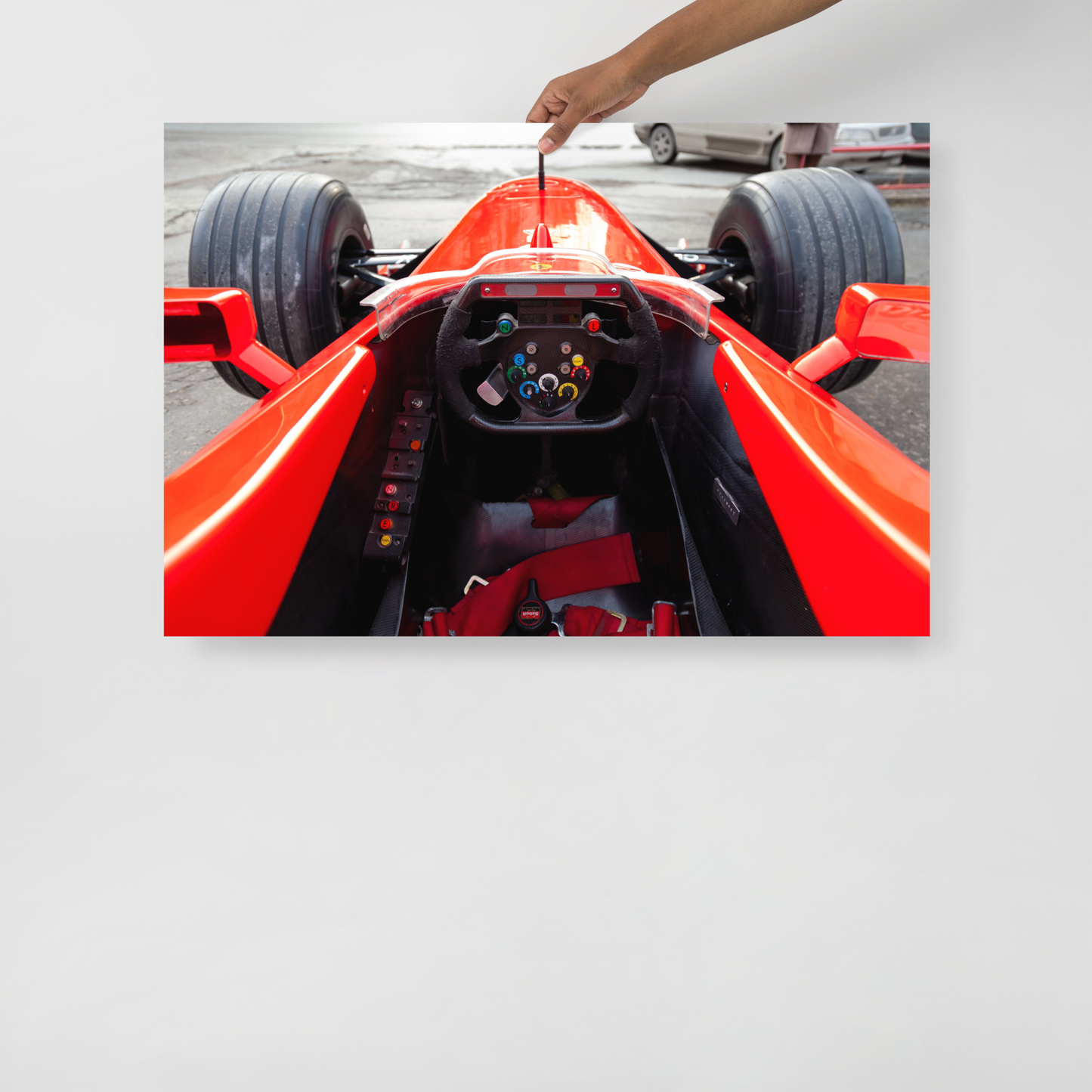 Formula 1 Cockpit View Wall Art - 24"x36