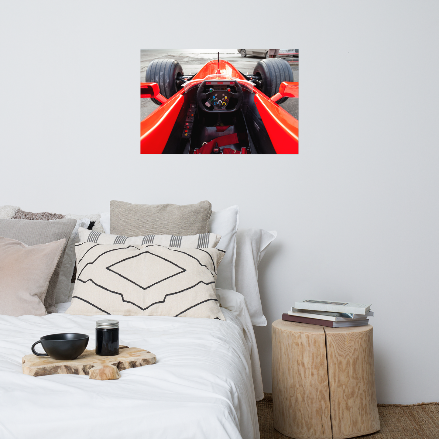 Formula 1 Cockpit View Wall Art - 24"x36