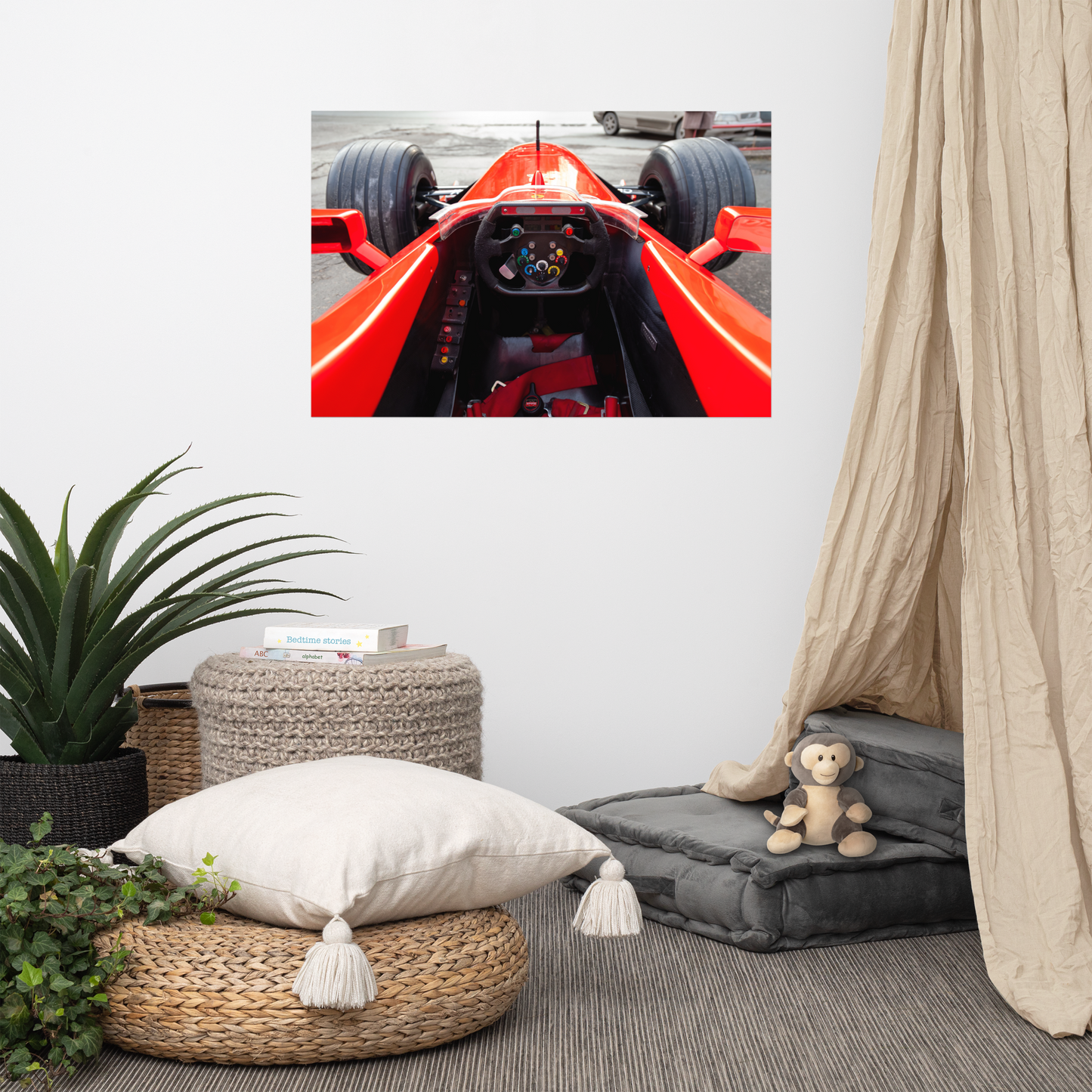 Formula 1 Cockpit View Wall Art - 24"x36