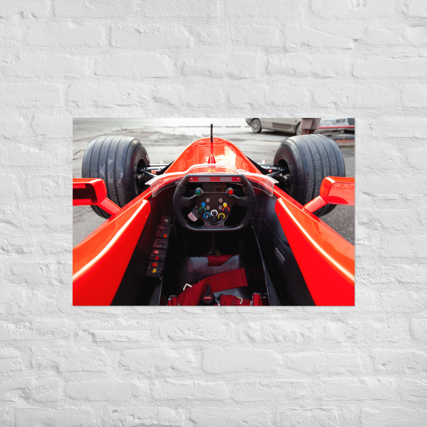 Formula 1 Cockpit View Wall Art - 24"x36