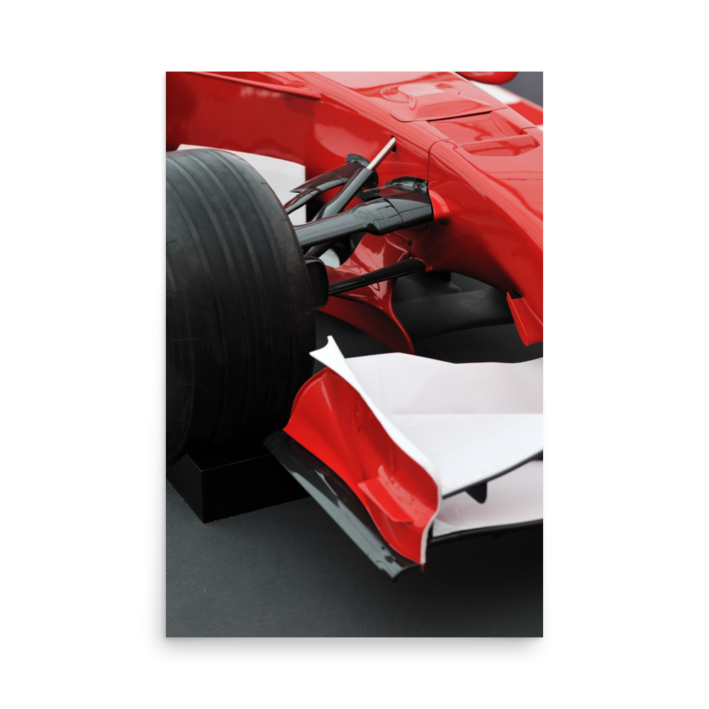 Formula 1 Wing Detail Poster - 24"x36"