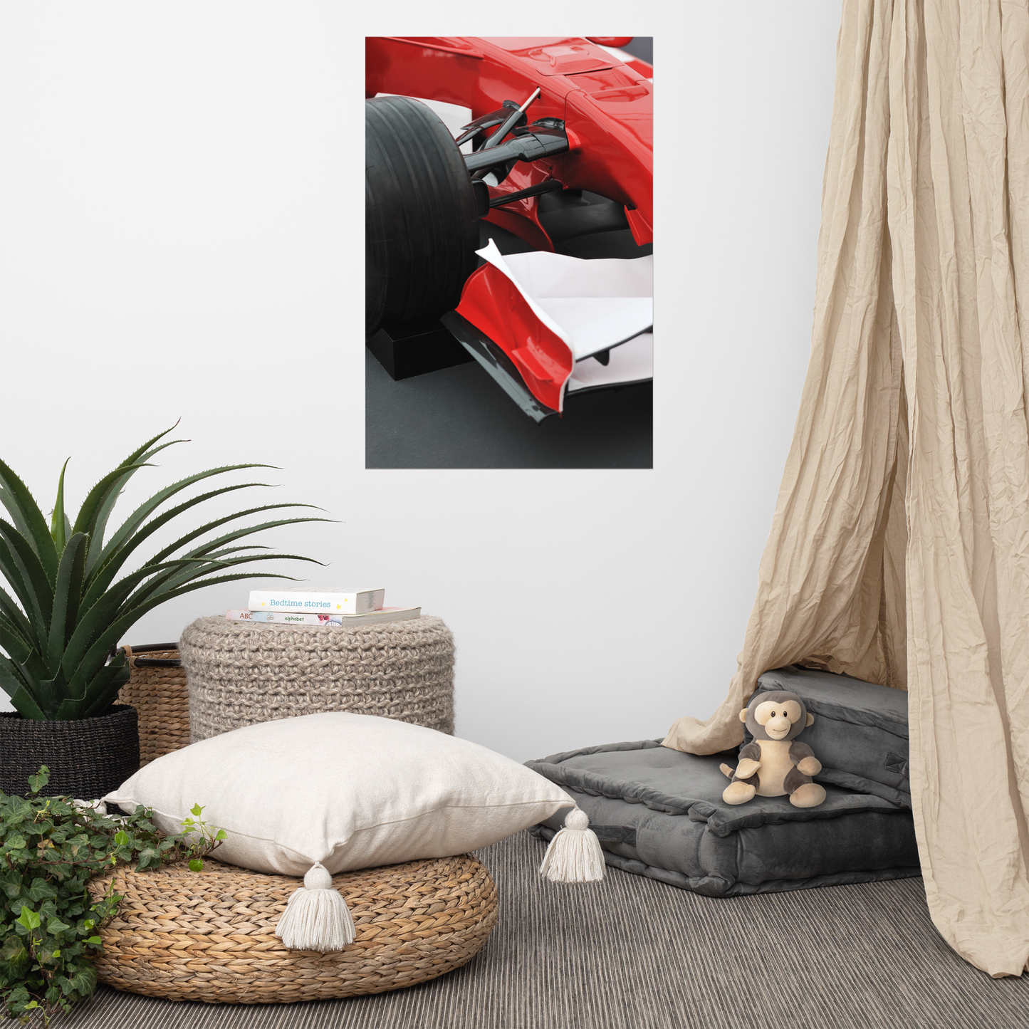 Formula 1 Wing Detail Poster - 24"x36"