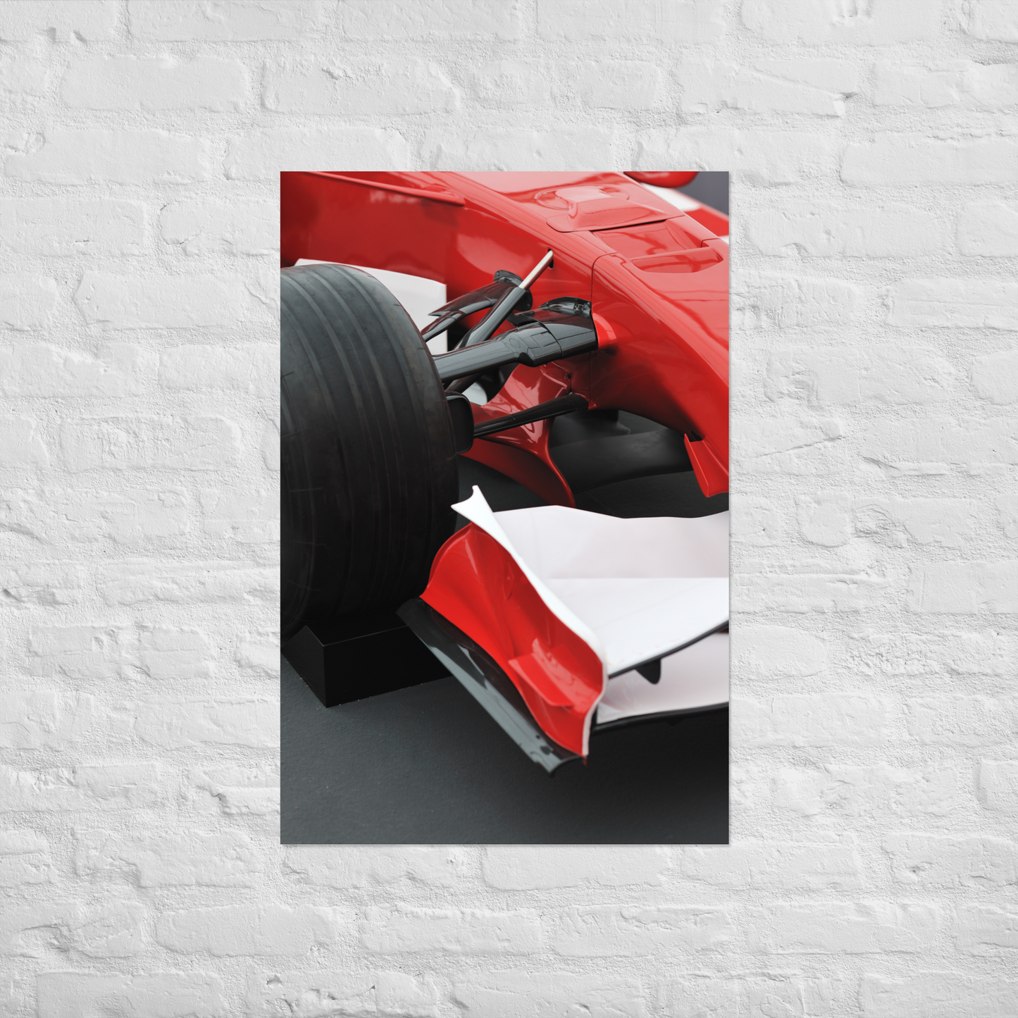 Formula 1 Wing Detail Poster - 24"x36"