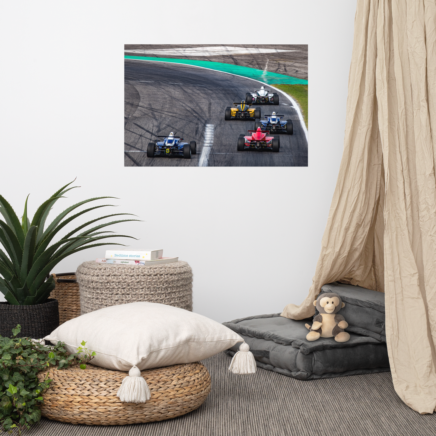 Formula One Racing Cars 24"X36" Wall Poster