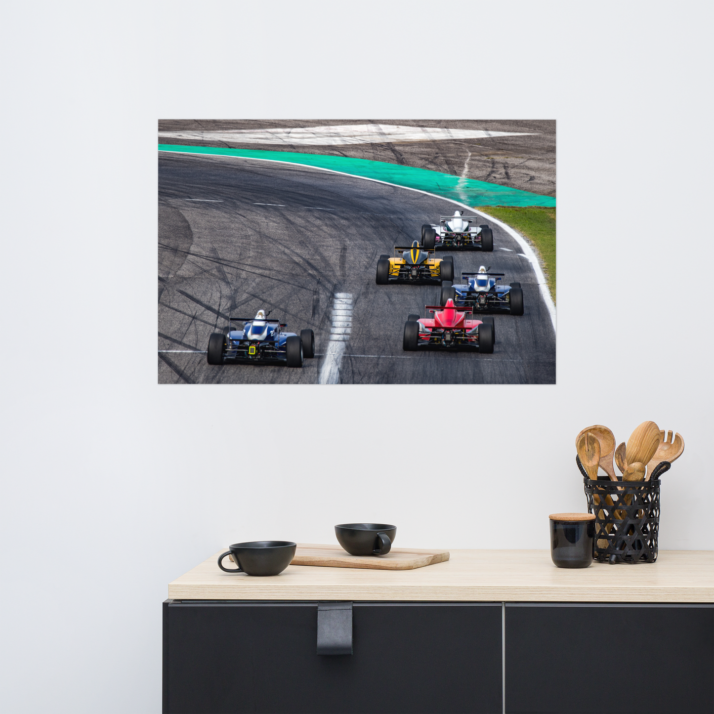 Formula One Racing Cars 24"X36" Wall Poster