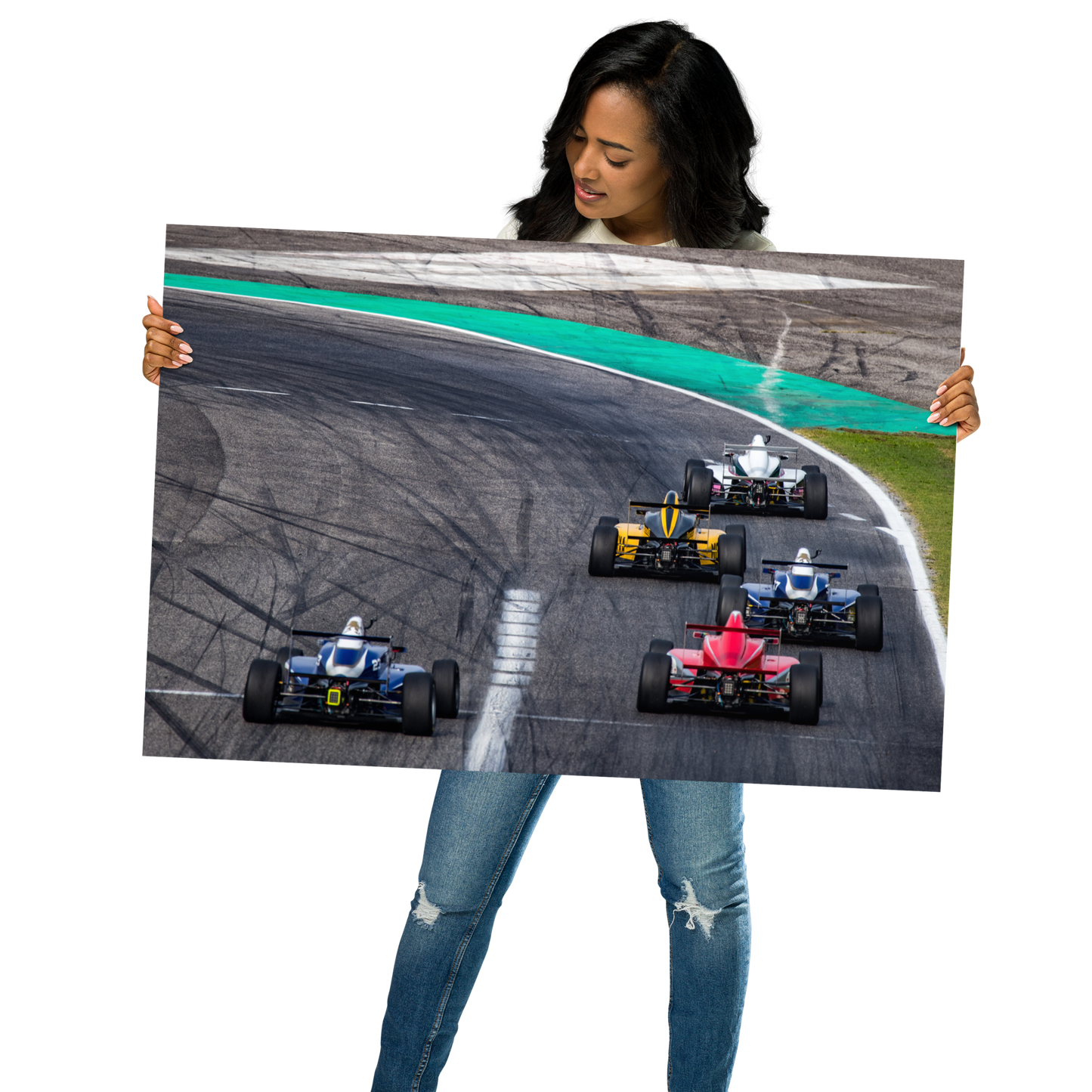 Formula One Racing Cars 24"X36" Wall Poster