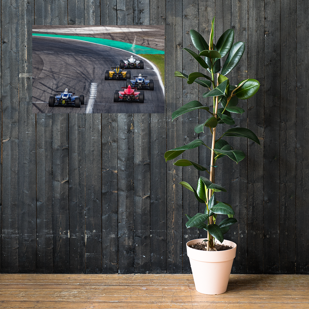 Formula One Racing Cars 24"X36" Wall Poster