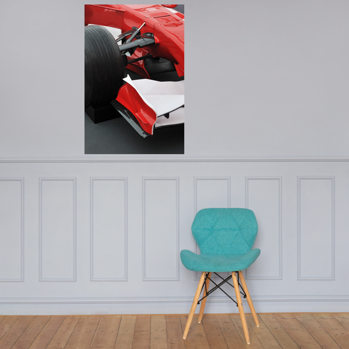 Formula 1 Wing Detail Poster - 24"x36"