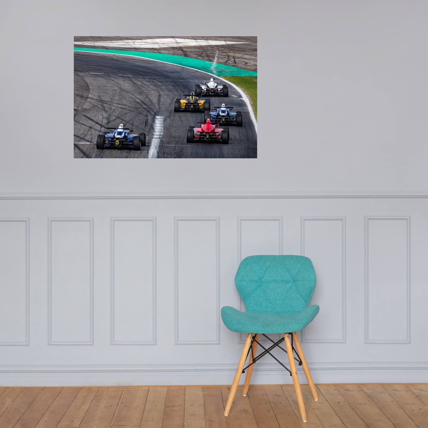 Formula One Racing Cars 24"X36" Wall Poster