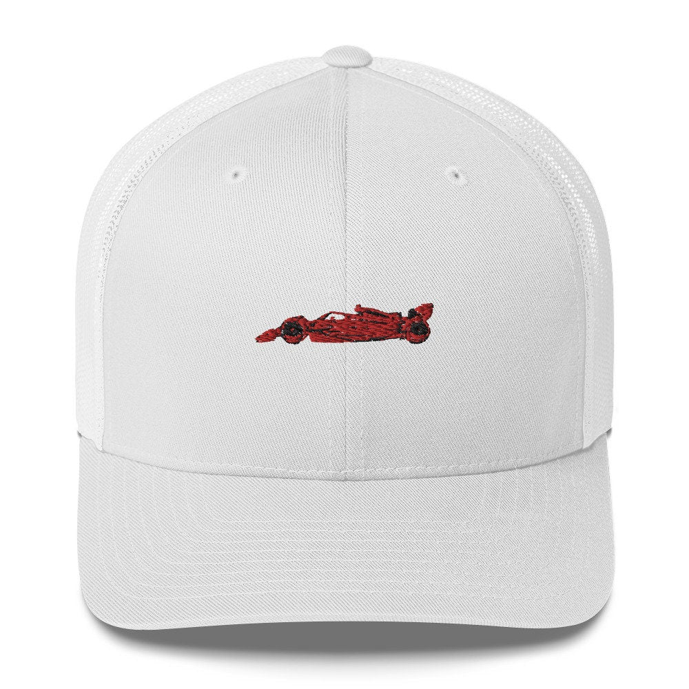 Ferrari F1 Car Trucker Hat - Formula One, Race Car, Racing, F1 Hat, Formula One Merch, F1 Gifts