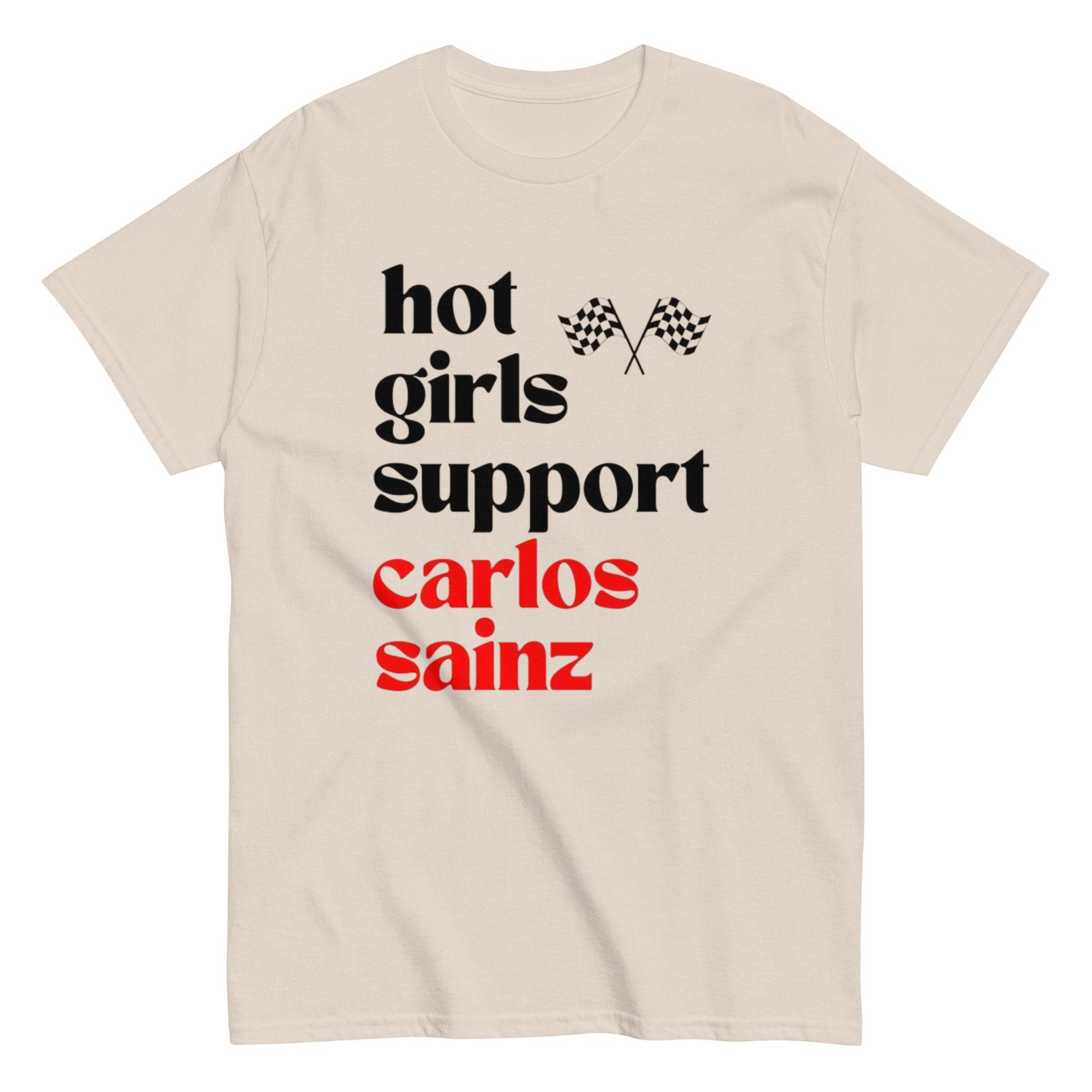 Hot Girls Support Carols Sainz - Formula 1 Shirt, F1 Gift, Ferrari F1, Racing, Sports