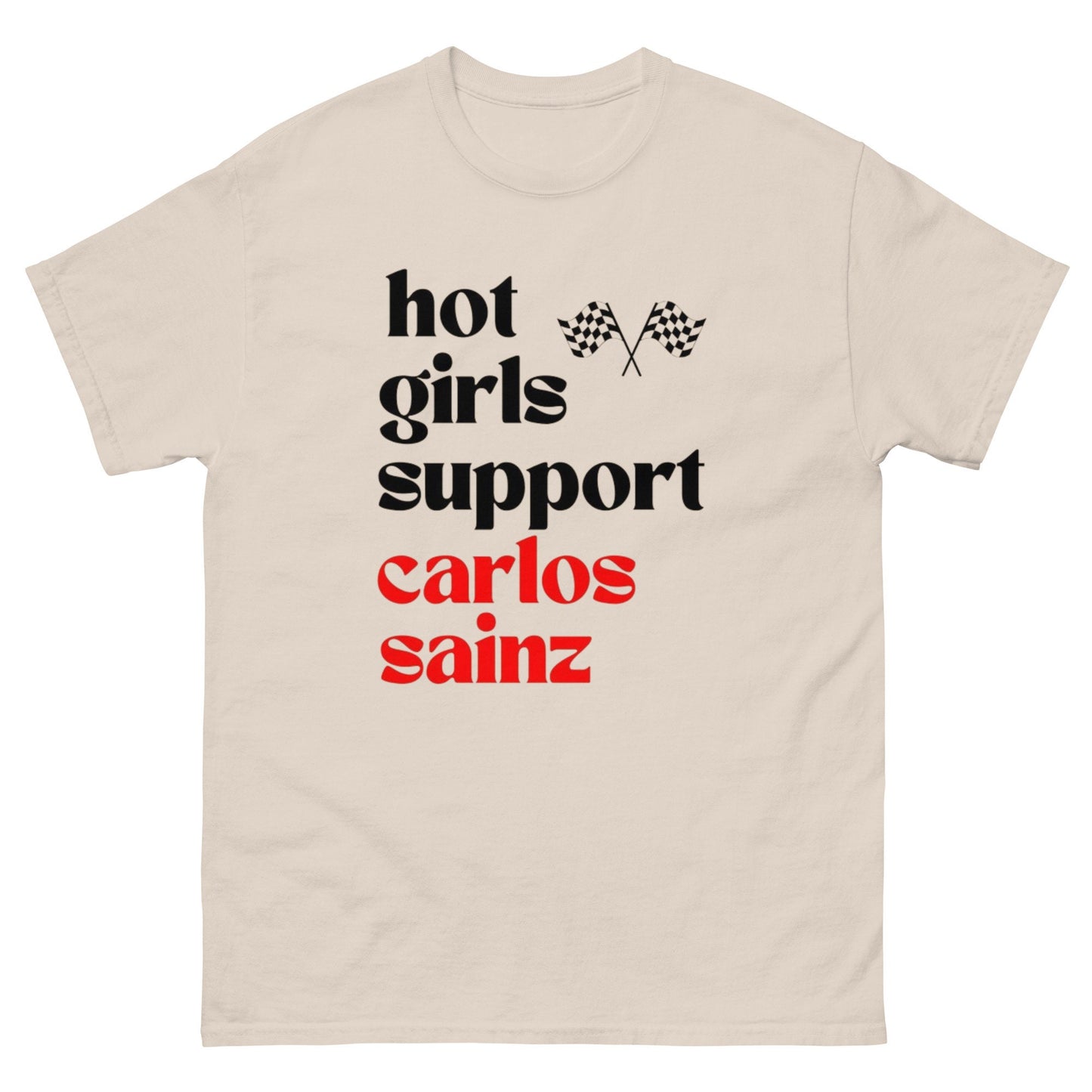 Hot Girls Support Carols Sainz - Formula 1 Shirt, F1 Gift, Ferrari F1, Racing, Sports