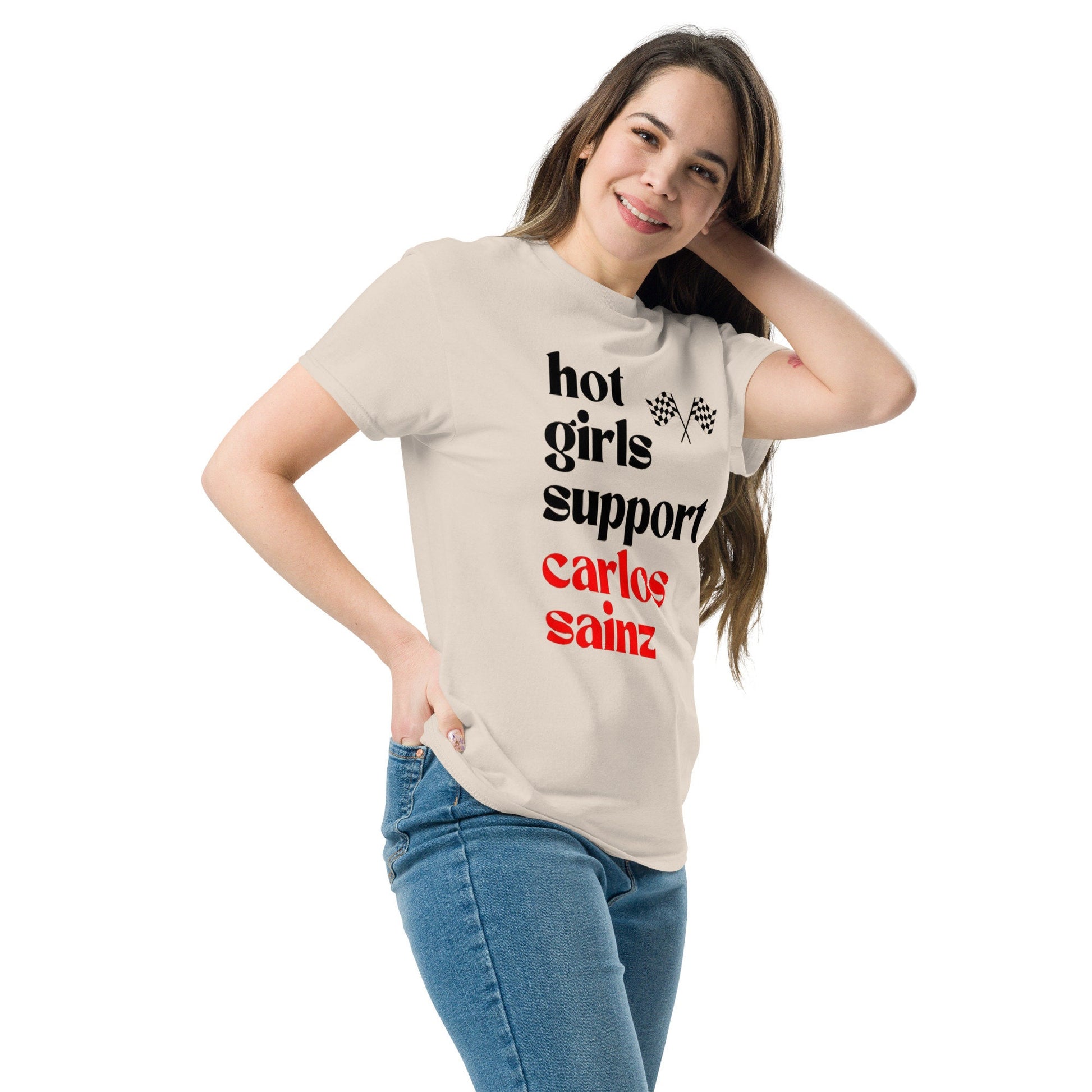 Hot Girls Support Carols Sainz - Formula 1 Shirt, F1 Gift, Ferrari F1, Racing, Sports