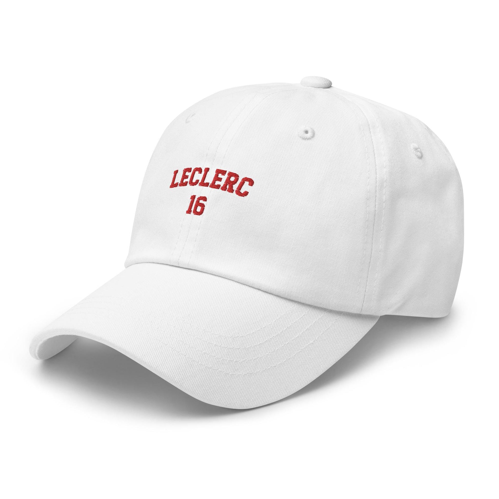 Leclerc 16 Formula One Racing Hat - Formula 1 Hat, F1 Gifts, F1 Accessories, F1 Hats, Ferrari F1, Ferrari Hat, Charles Leclerc