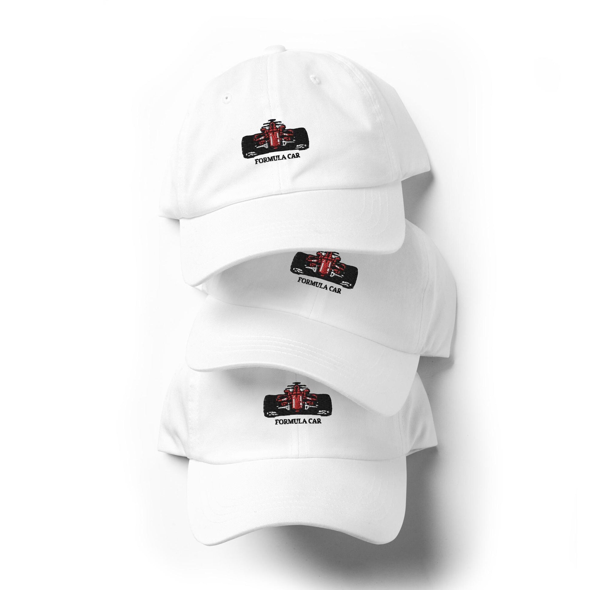 Formula One Car Dad Hat - Formula 1 Racing, F1 Car, Formula 1 Gifts, F1 Accessories, Ferrari Racing, McLaren Racing, Gifts