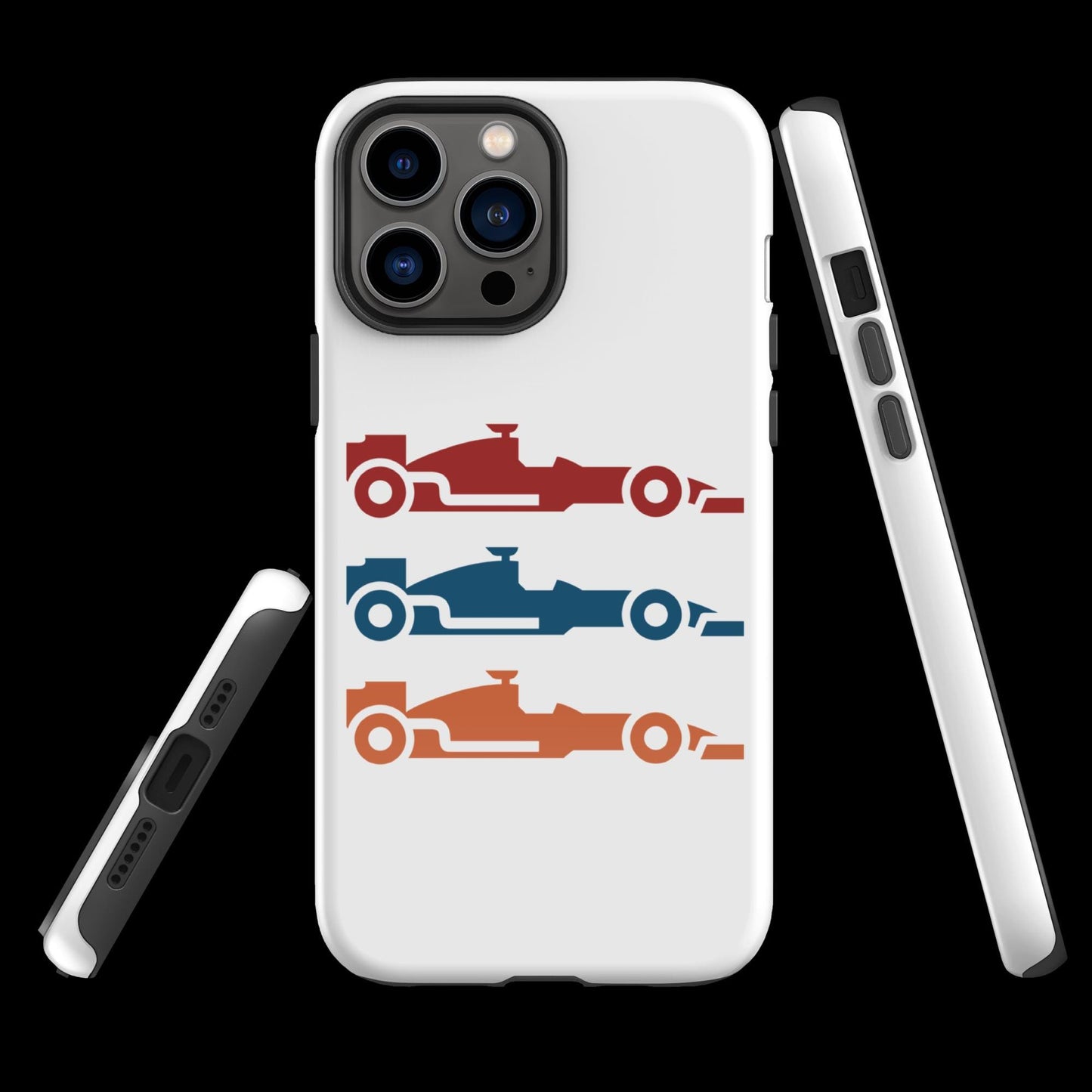 Formula One Race Cars Tough Case for iPhone® - Formula 1 iPhone Case, RedBull F1, McLaren F1, Ferrari F1, F1 Gifts, F1 Accessories