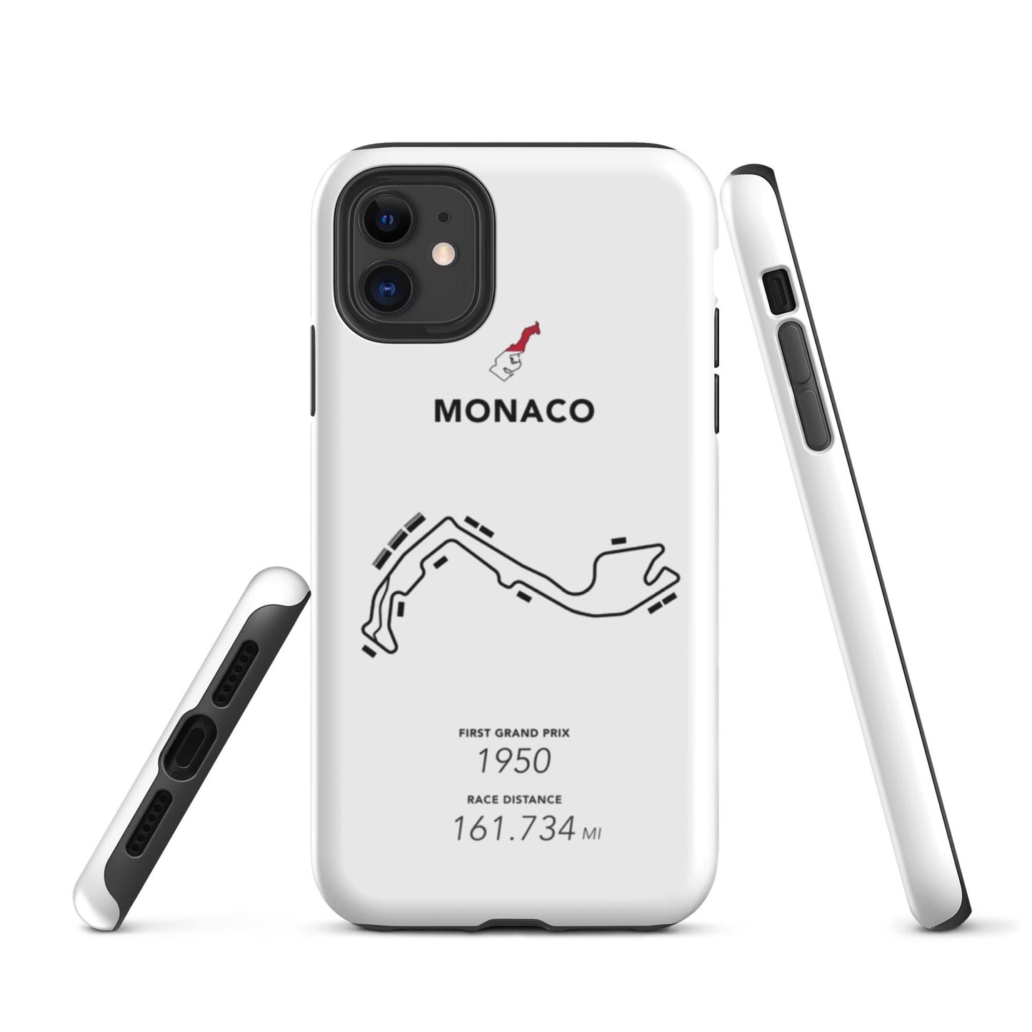 Monaco Grand Prix Formula One Race Track Tough Case for iPhone® - Formula One Phone Case, F1 Accessories, Phone Cases, Phone Accessories, F1