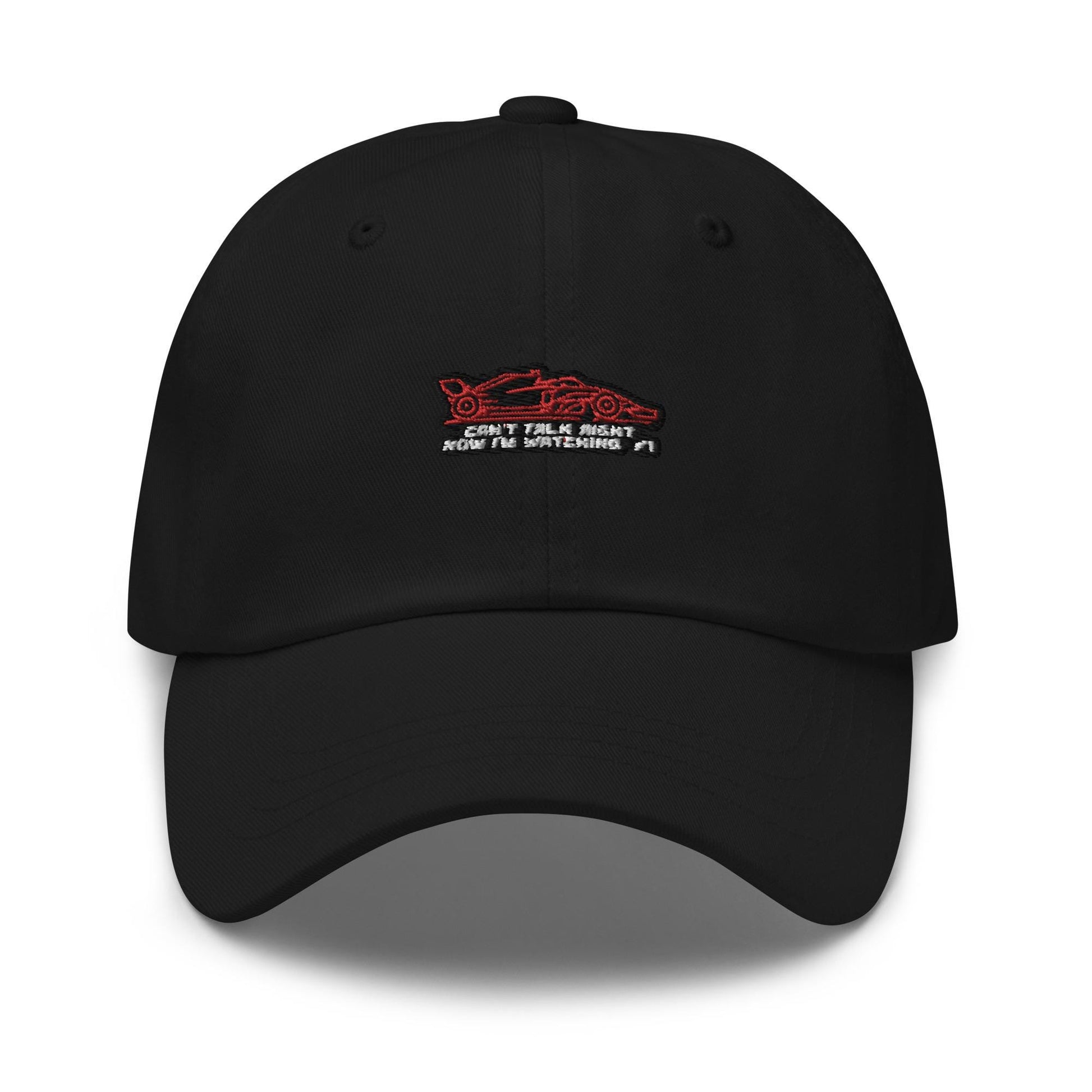 Can&#39;t Talk Right Now I&#39;m Watching Formula 1 - Formula One Hats, Formula 1 Gifts, F1 Hats, F1 Accessories, Ferrari F1, Charles Leclerc