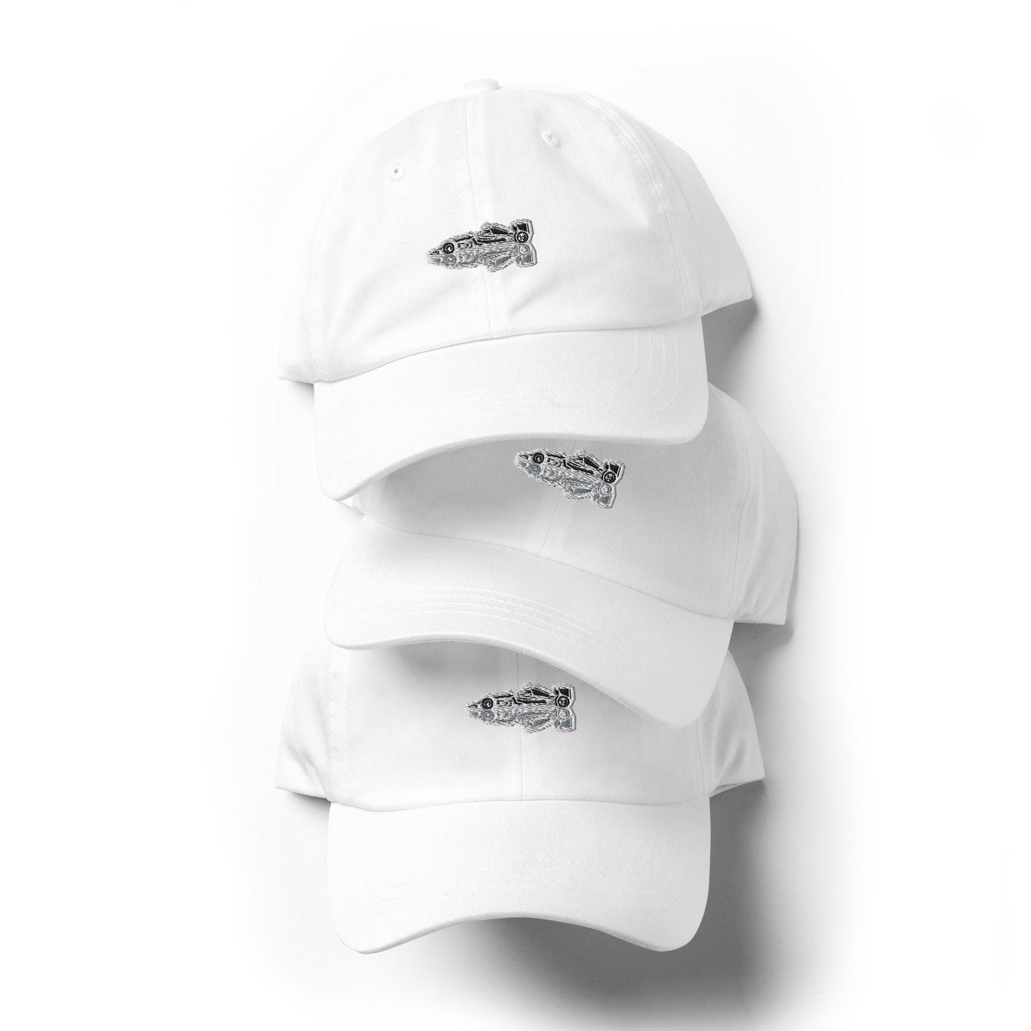 Reflective Formula One Car Dad Hat - Formula 1 Hats, F1 Gifts, F1 Accessories, Ferrari F1, McLaren F1