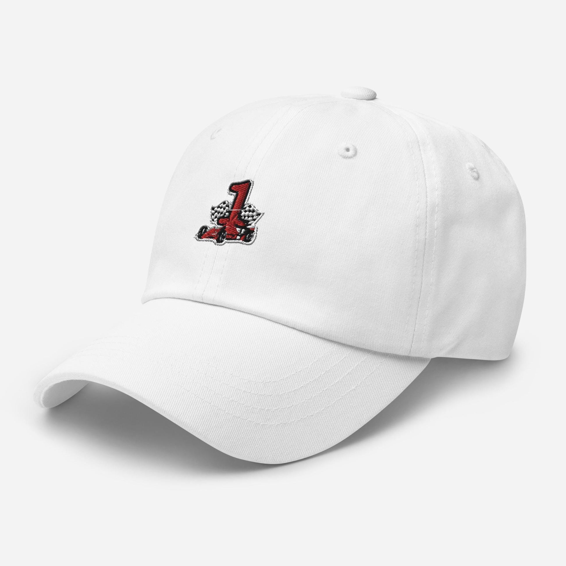 Formula One Champion Dad Hat - Number 1 F1 Fan, Formula 1 Hats, F1 Gifts, F1 Accessories, Ferrari F1, Charles Leclerc, Austin GP