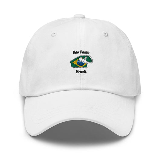 Sao Paulo Brazil GP Formula One Hat - Formula 1 Hats, Formula 1 Racing, F1 Gifts, F1 Accessories, Brazil F1, Dad Hats