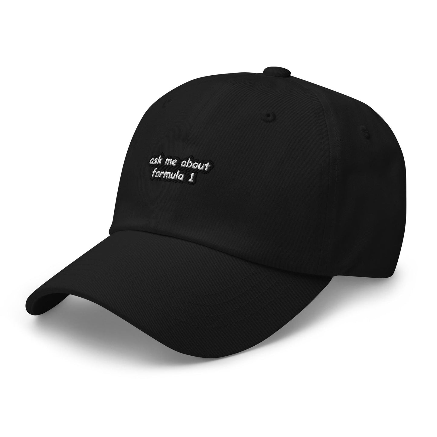 Ask Me About Formula One Racing Dad hat - Formula 1 Hat, Formula One Gifts, F1 Accessories, F1 Hats, Ferrari F1, McLaren F1