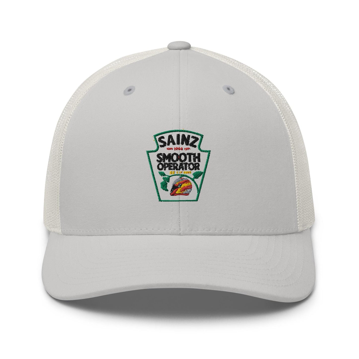 Sainz Smooth Operator Formula 1 Design Trucker Hat - Formula One Hat, Formula 1 Gifts, F1 Accessories, Carlos Sainz, Ferrari F1