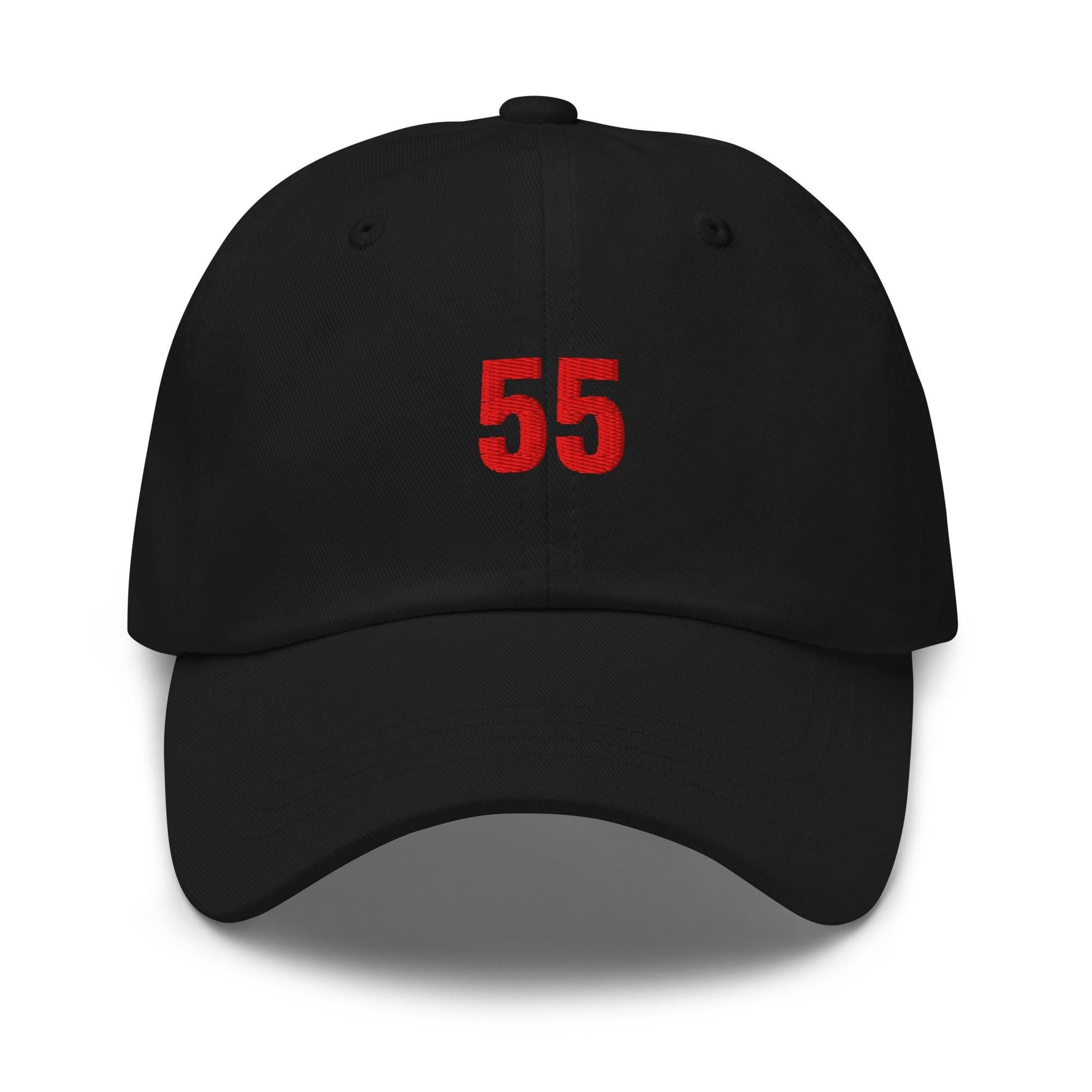 Sainz 55 Formula One Racing Dad Hat - Formula 1 Hats, Formula One Gift, F1 Accessories, F1 Hats, Carlos Sainz, Ferrari F1