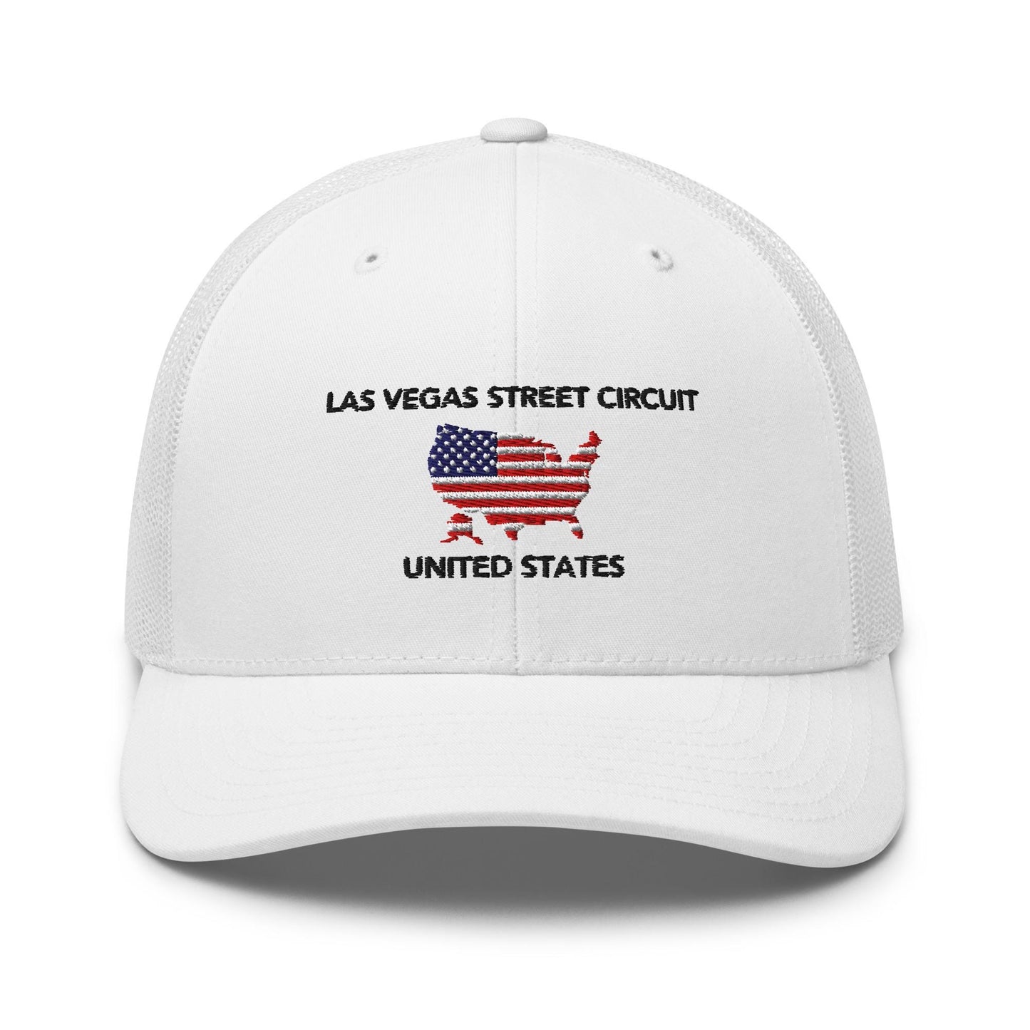 Las Vegas F1 Street Circuit Racing Snapback Hat - Las Vegas Grand Prix, Formula One, Formula 1 Hats, Las Vegas F1, F1 Hats, F1 Accessories