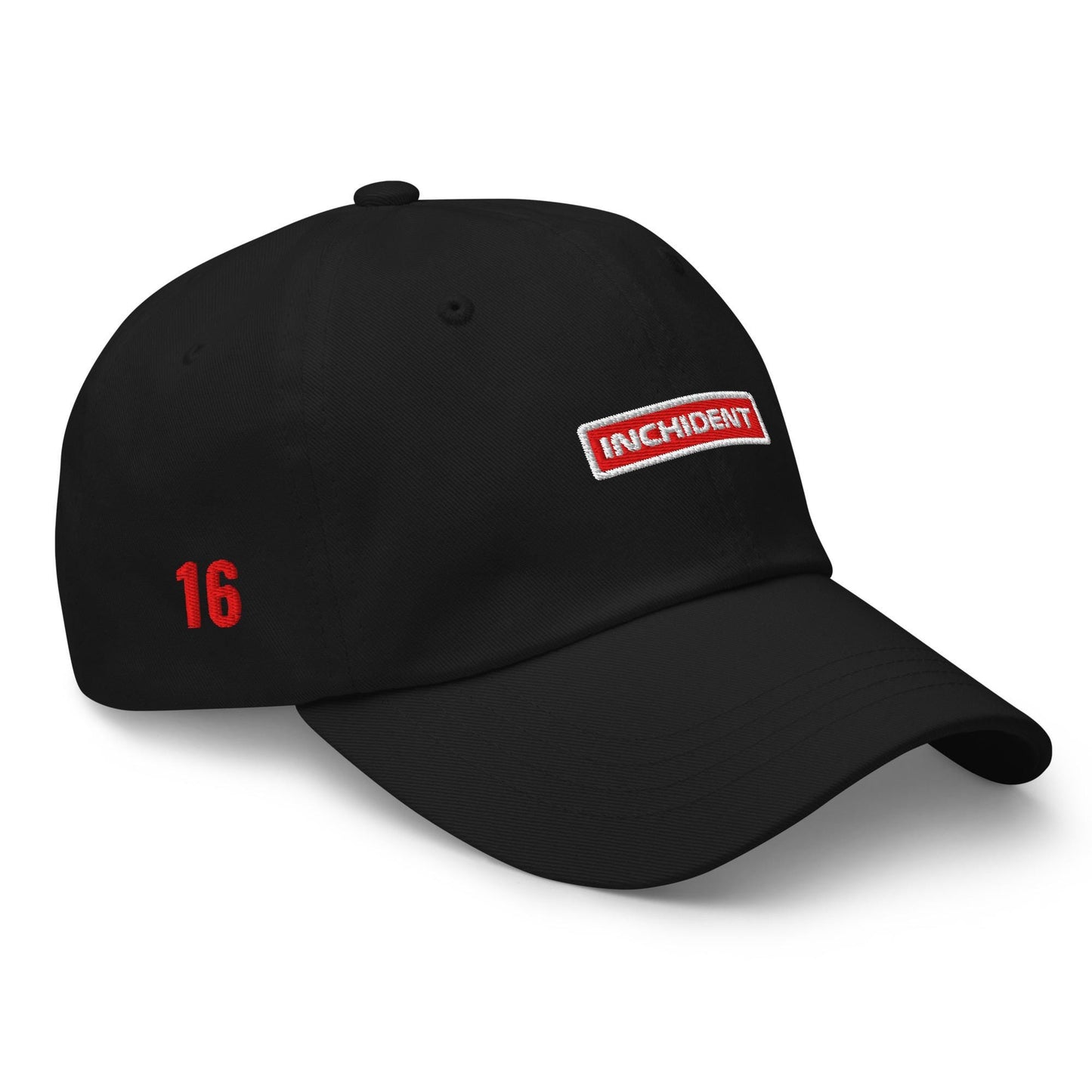 Charles Leclerc 16 &#39;Inchident&#39; Formula 1 Dad Hat - Ferrari Formula 1 Cap, Embroidered Formula 1 Hats, F1 Gifts and Accessories, F1 Apparel