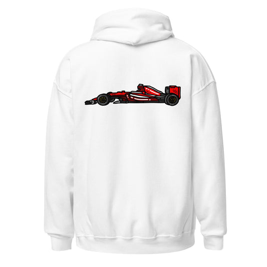 Leclerc 16 Formula 1 Car Unisex Hoodie - Formula 1 Apparel, Formula One Hoodies, Formula 1 Gifts, Ferrari Formula 1, Charles Leclerc F1