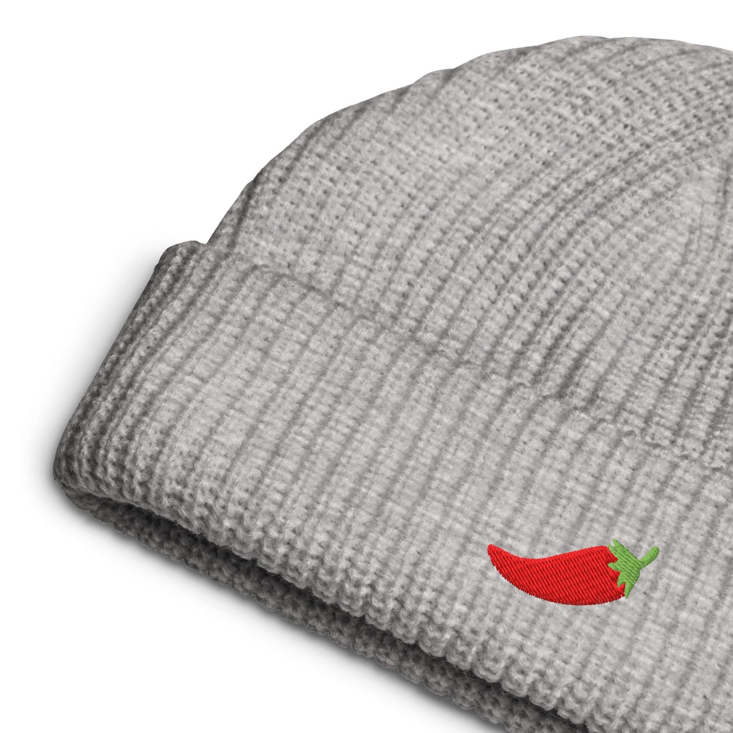 Sainz Red Chili Pepper Fisherman Beanie - Formula 1 Beanie, Formula 1 Winter Hat, Formula 1 Apparel, Carlos Sainz, Ferrari F1