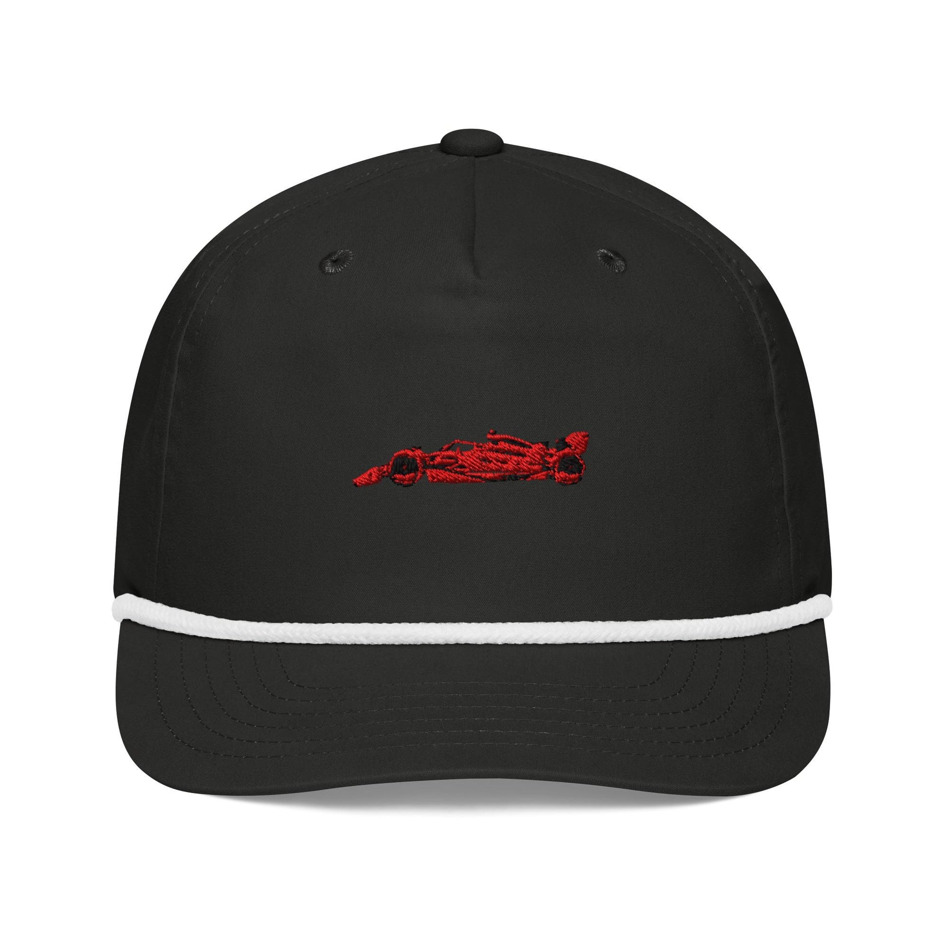 Ferrari F1 Race Car Snapback Rope Hat - Formula 1 Hats, Formula One Gifts, F1 Accessories, F1 Hats, Ferrari Racing, Charles Leclerc