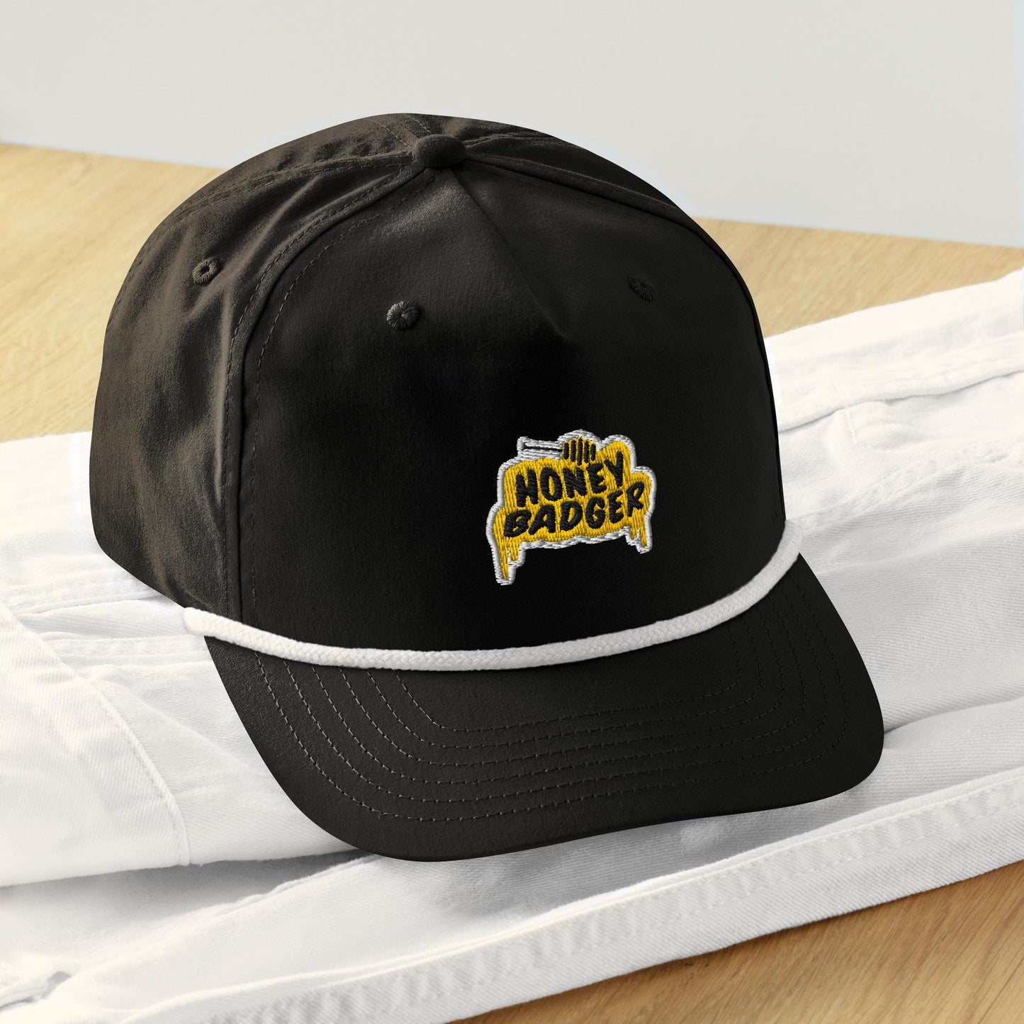 Honey Badger Formula 1 Rope Hat - Unique Formula One Hats, Formula 1 Apparel, Daniel Ricciardo, Honey Badger Formula 1, Formula 1 Hats, F1